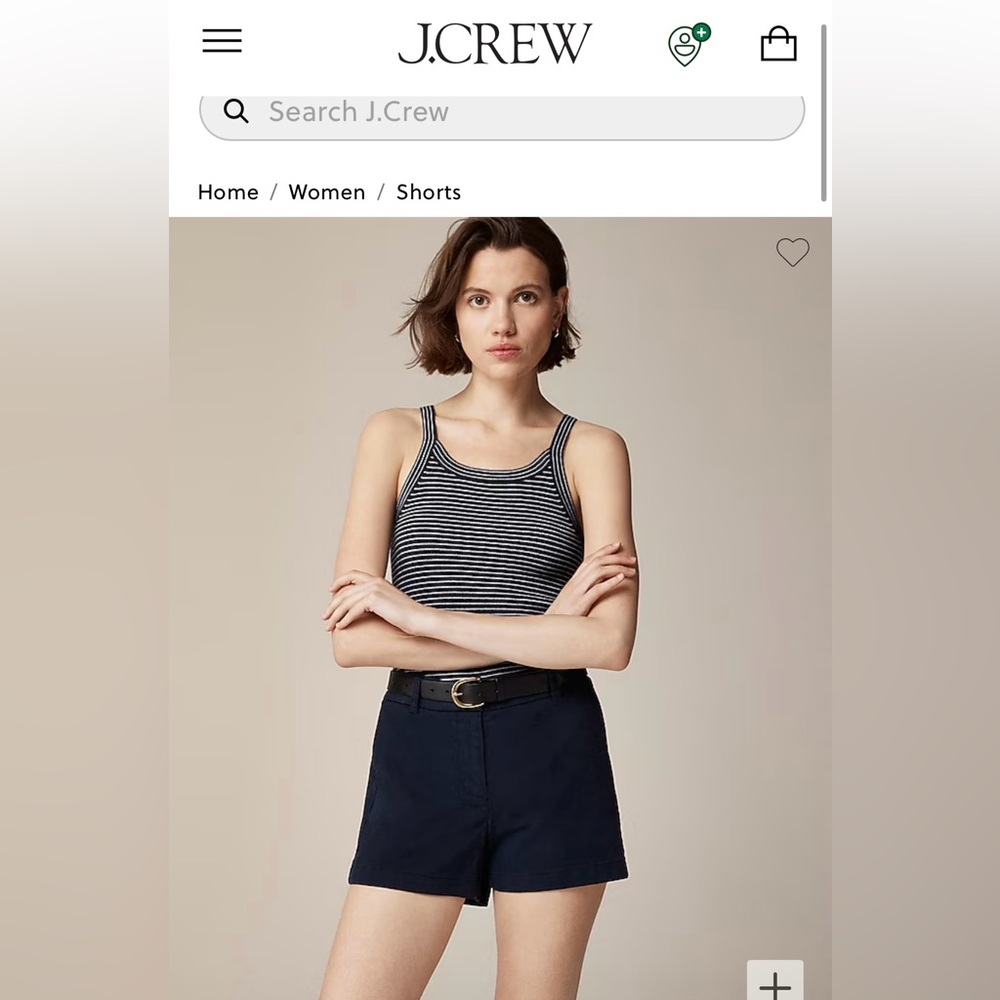 J Crew 3” Chino Shorts